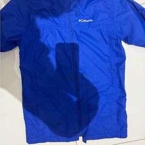 Columbia Blue Swim Jacket Lightweight Water-Resistant